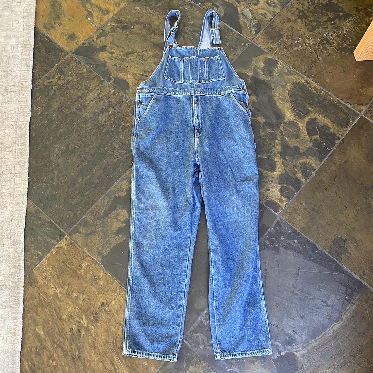 Blue best sale jean bibs