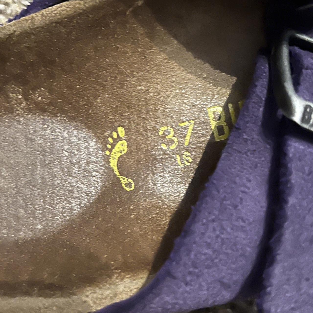 womens purple birkenstocks