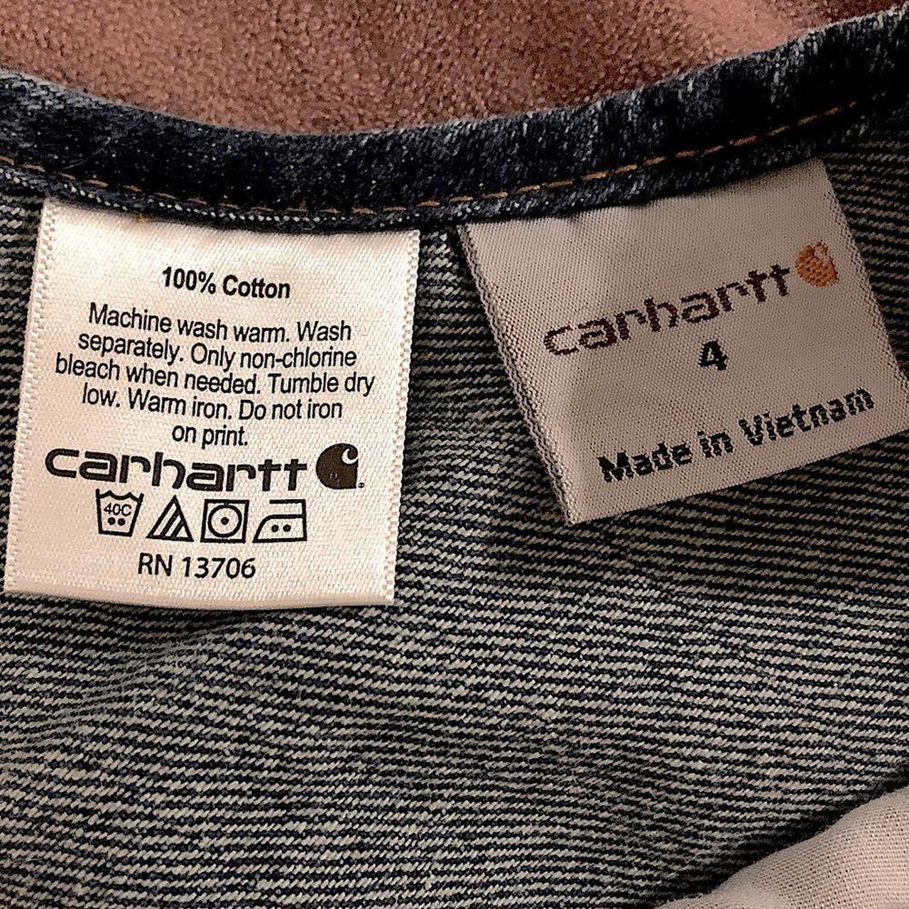 VINTAGE TODDLER CARHARTT deals WIP SIZE 4T. BUCKLE & BUTTON CLOSURE. PERFECT CONDITION