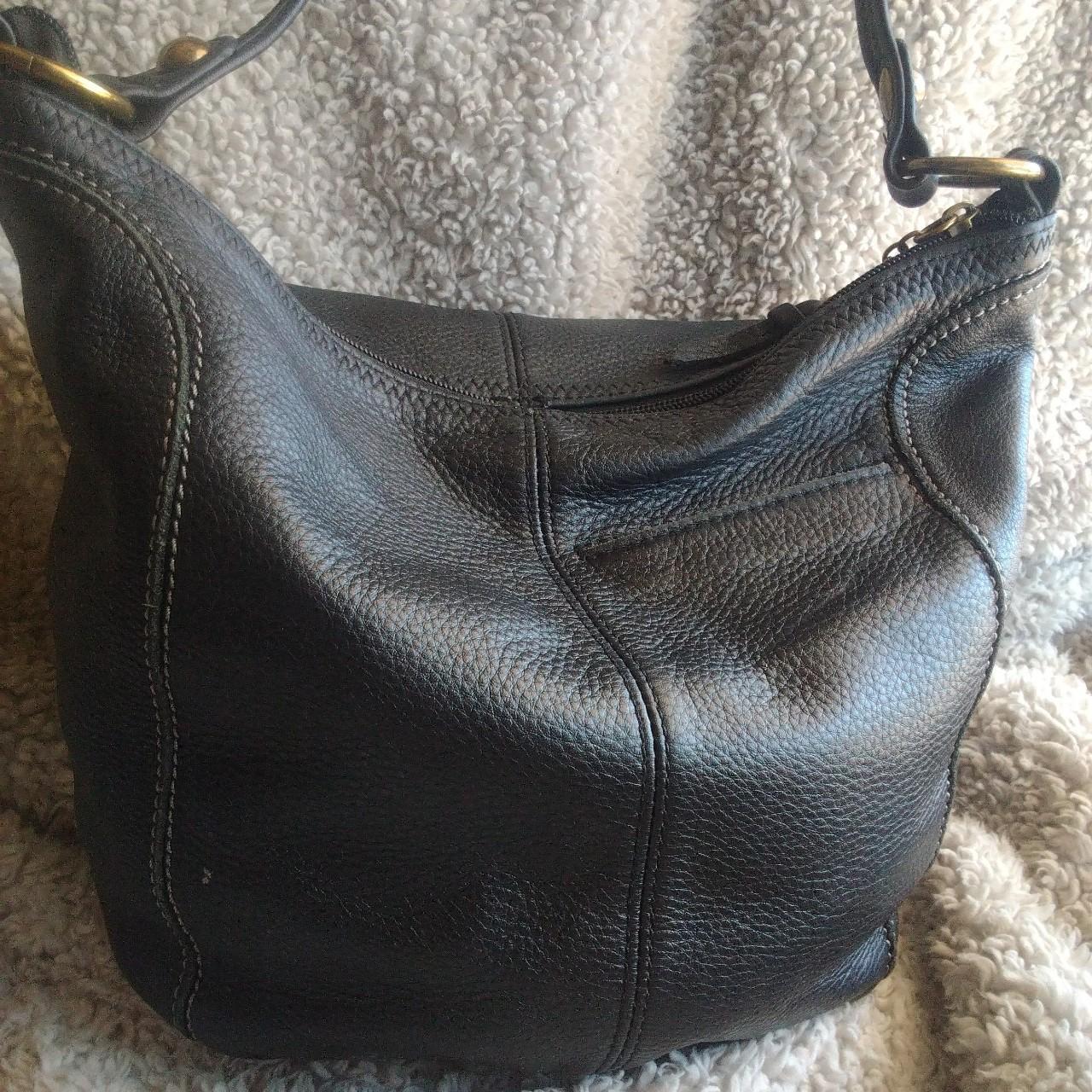 The Sak purse black leather tote bag This purse is... - Depop