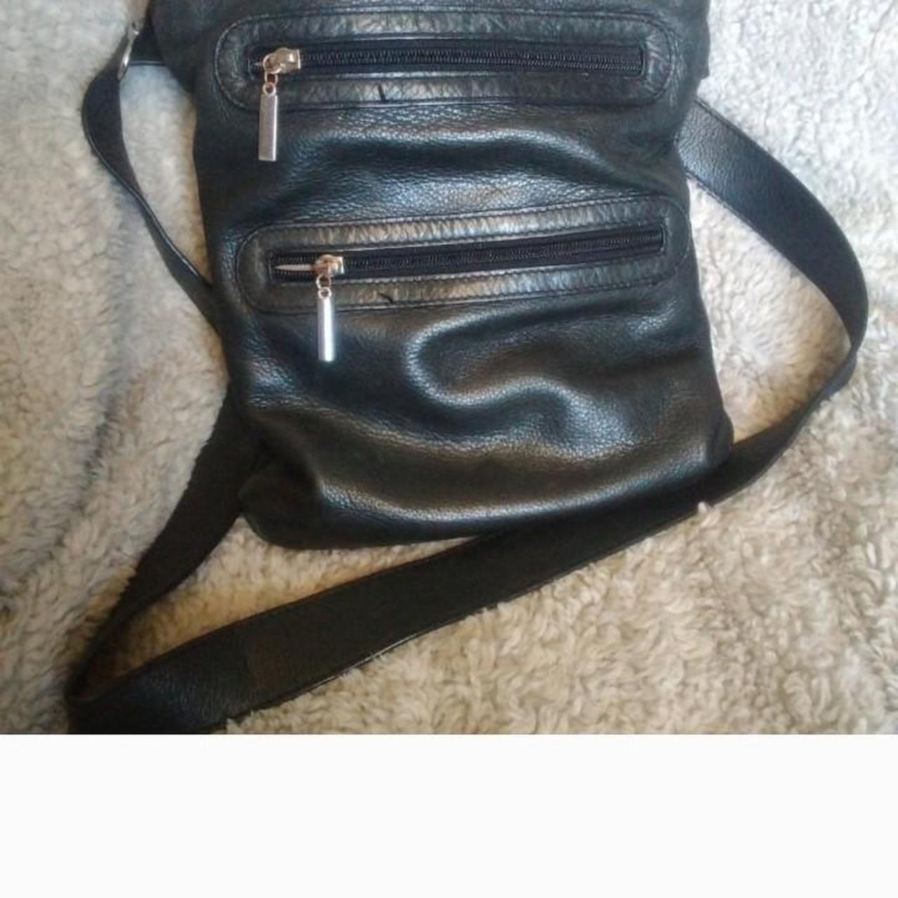 margot, Bags, Margot Crossbody Black Leather Purse Bag