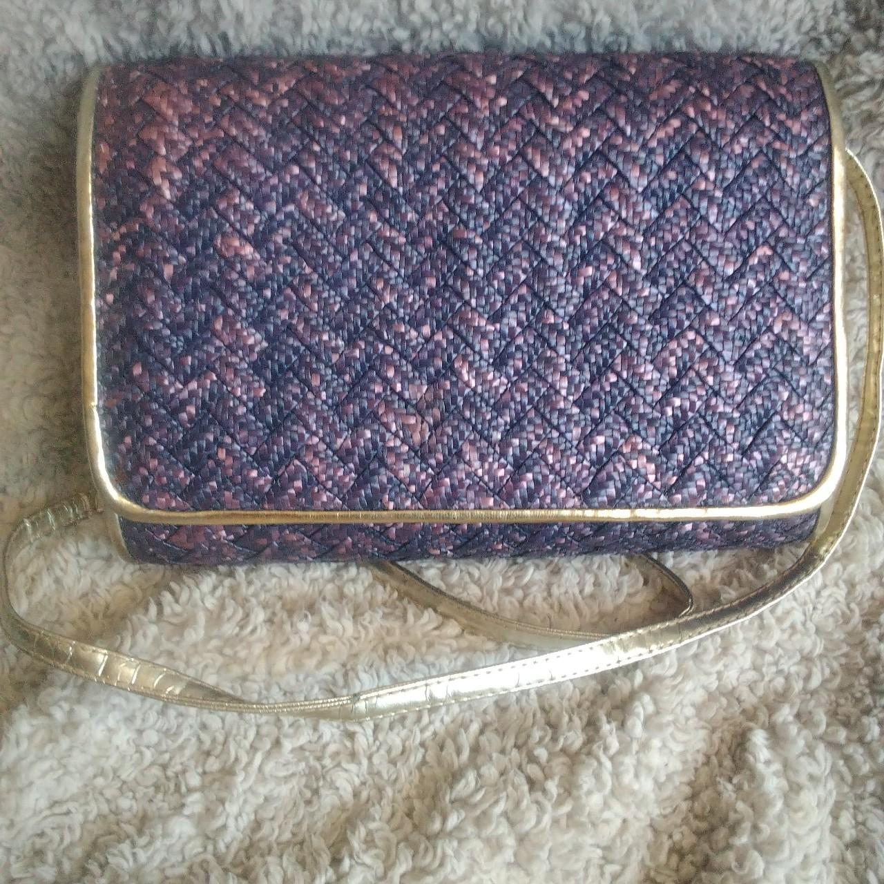 Wicker wallet sale