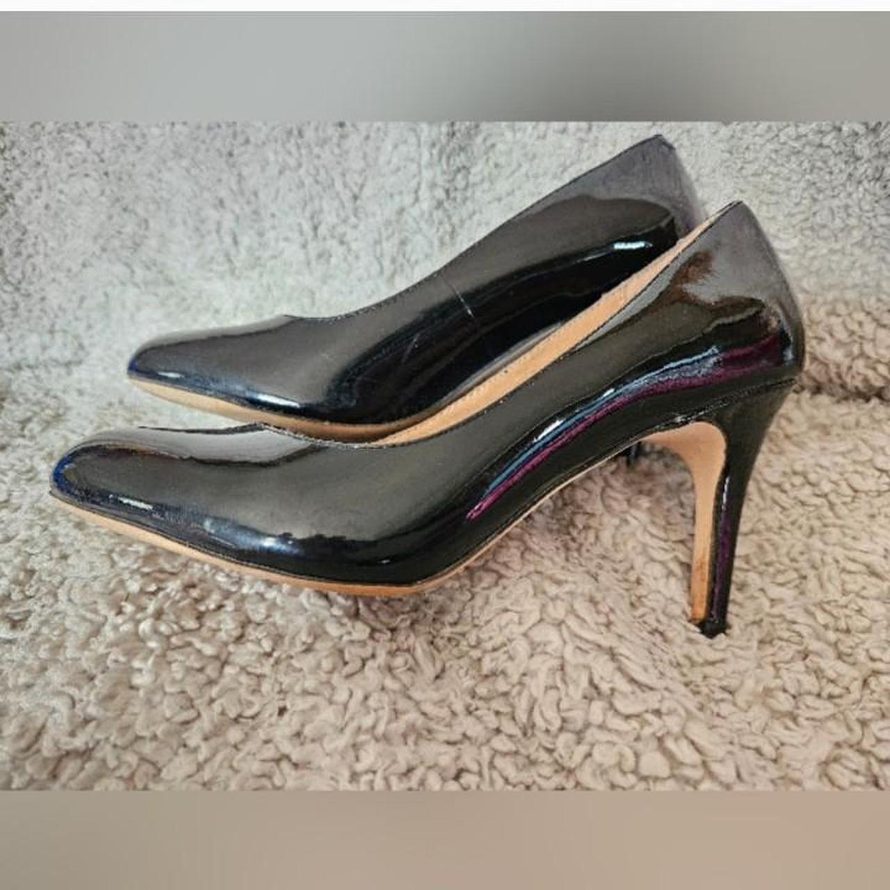 Pointed Toe Hgl Black Patent Court Shoes Corso Como Pumps Black