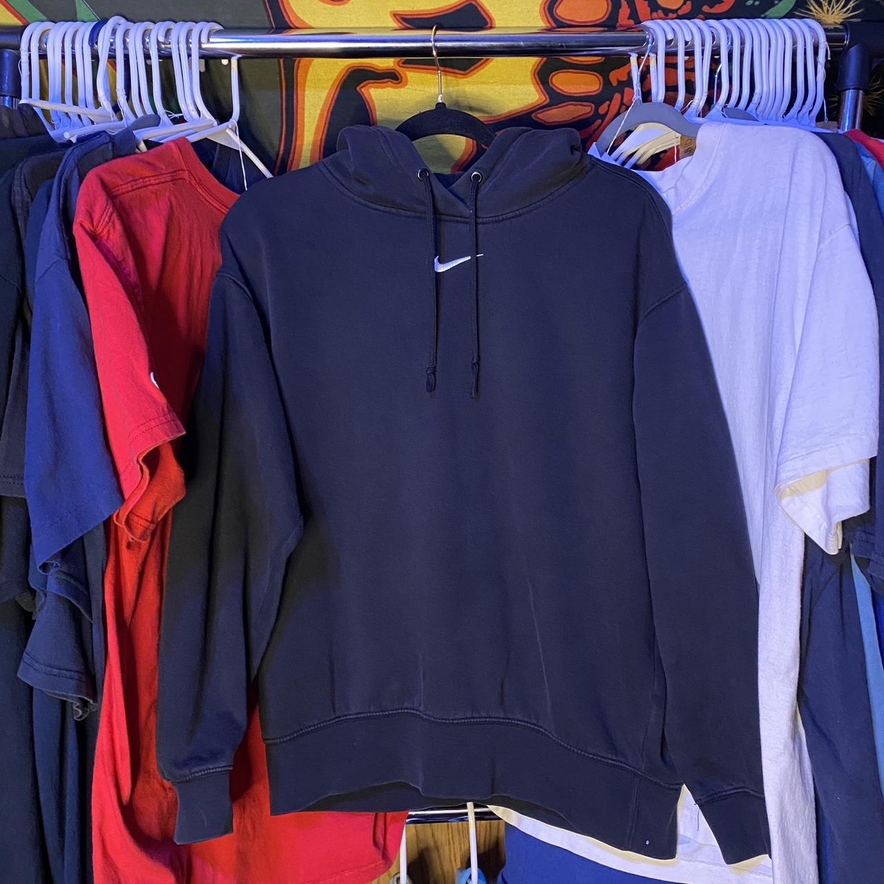 mens nike center swoosh hoodie