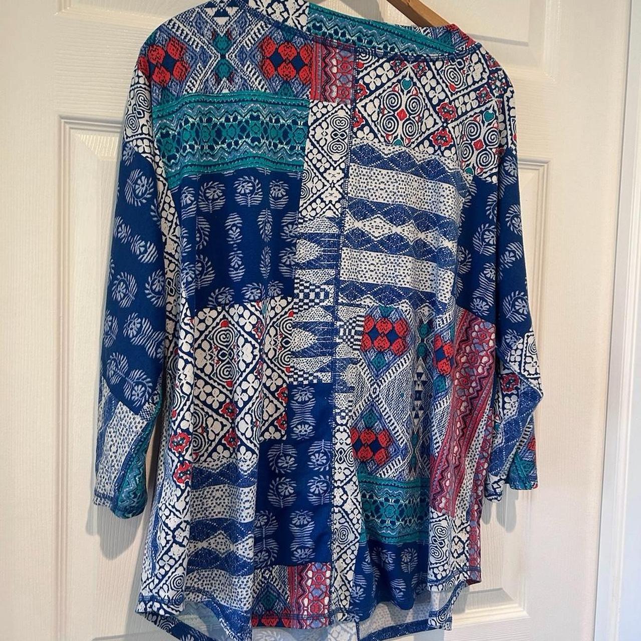 Ruby Rd. Women's Blouse - Blue/Multi – Ruby Rd. W… - image 6