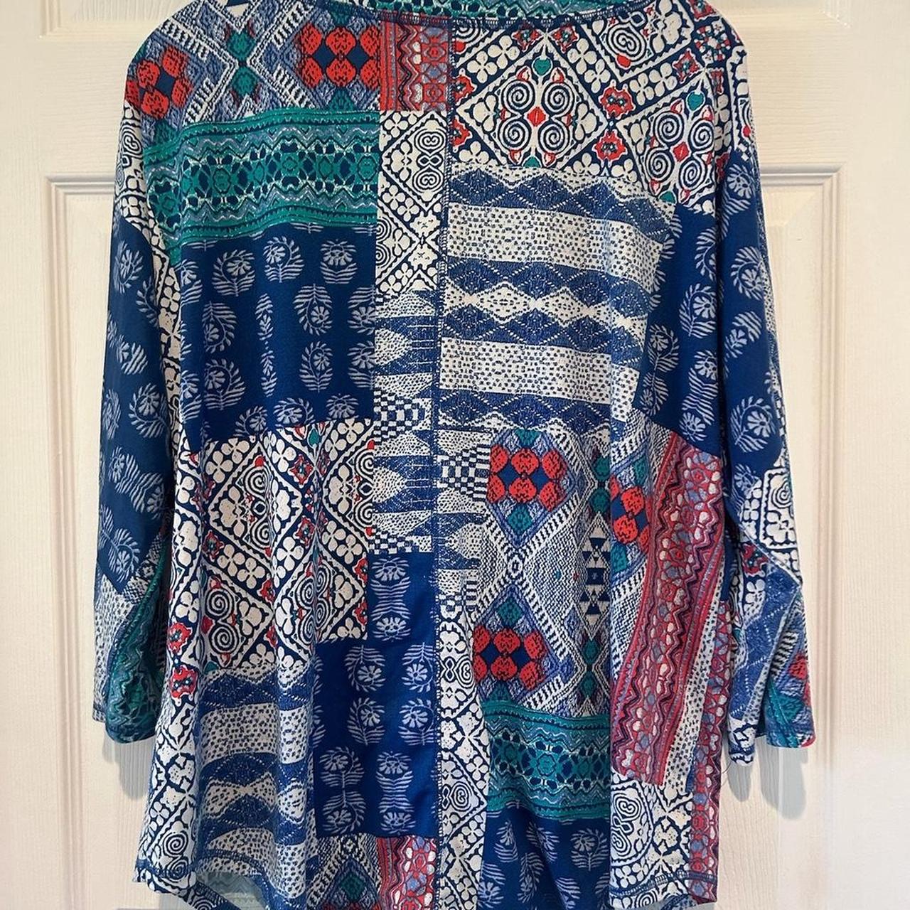 Ruby Rd. Women's Blouse - Blue/Multi – Ruby Rd. W… - image 5