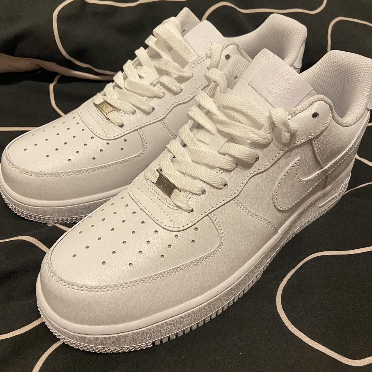 Nike Air Force 1 White, brand new never worn, no... - Depop