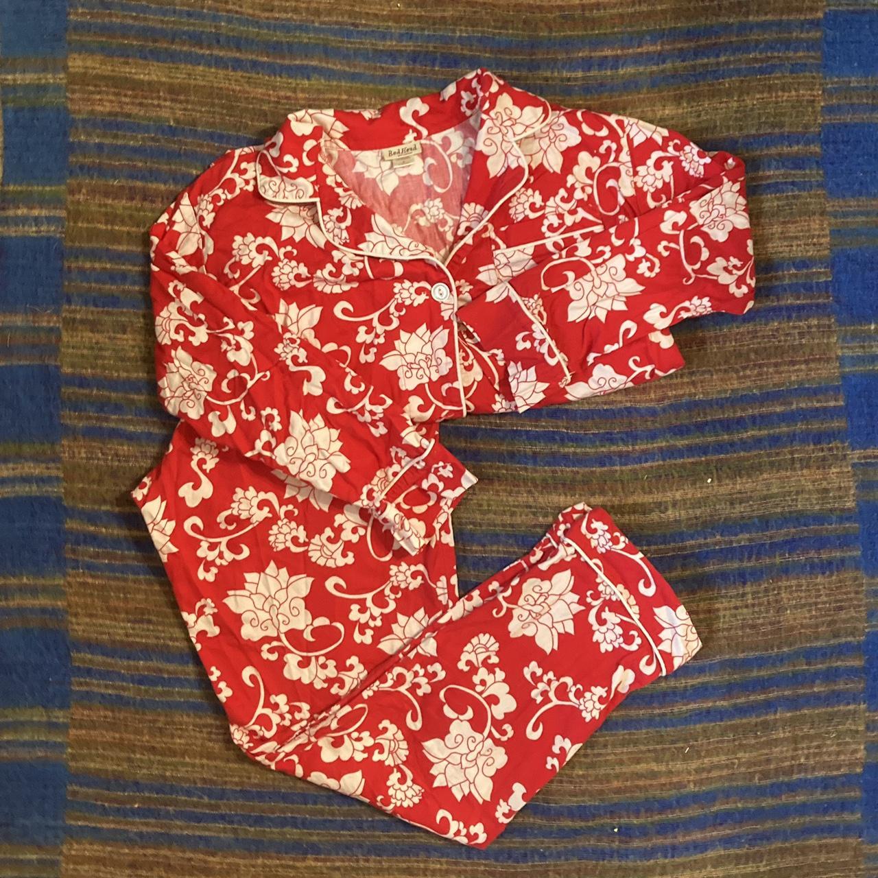 100 fine cotton BedHead jersey pj set Vibrant red... Depop