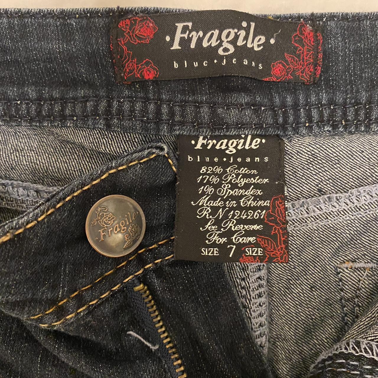 Fragile blue hot sale jeans brand