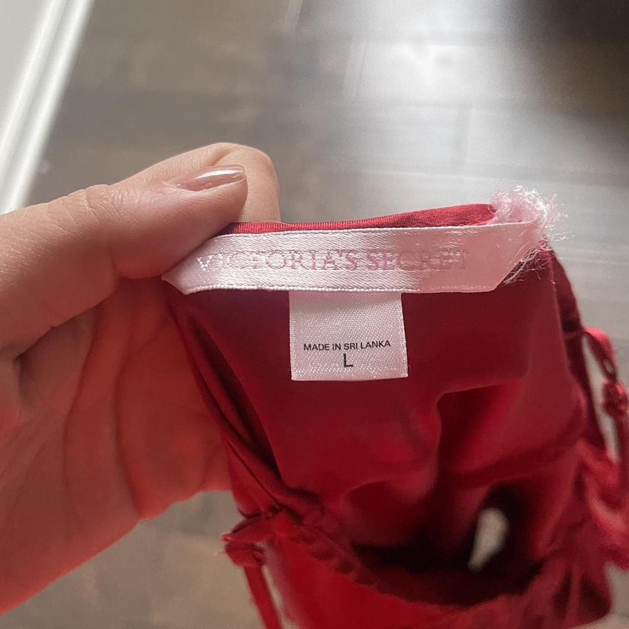 Vintage Victorias Secret Red Slip Dress Tagged... - Depop