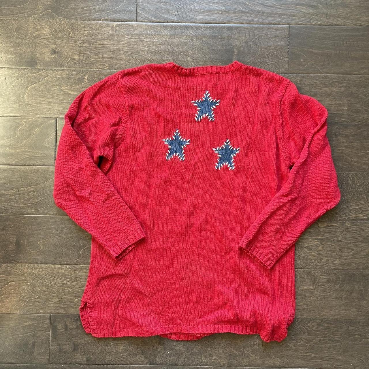 Quacker Factory Women's Sweater - Red/Multi - M –… - image 7