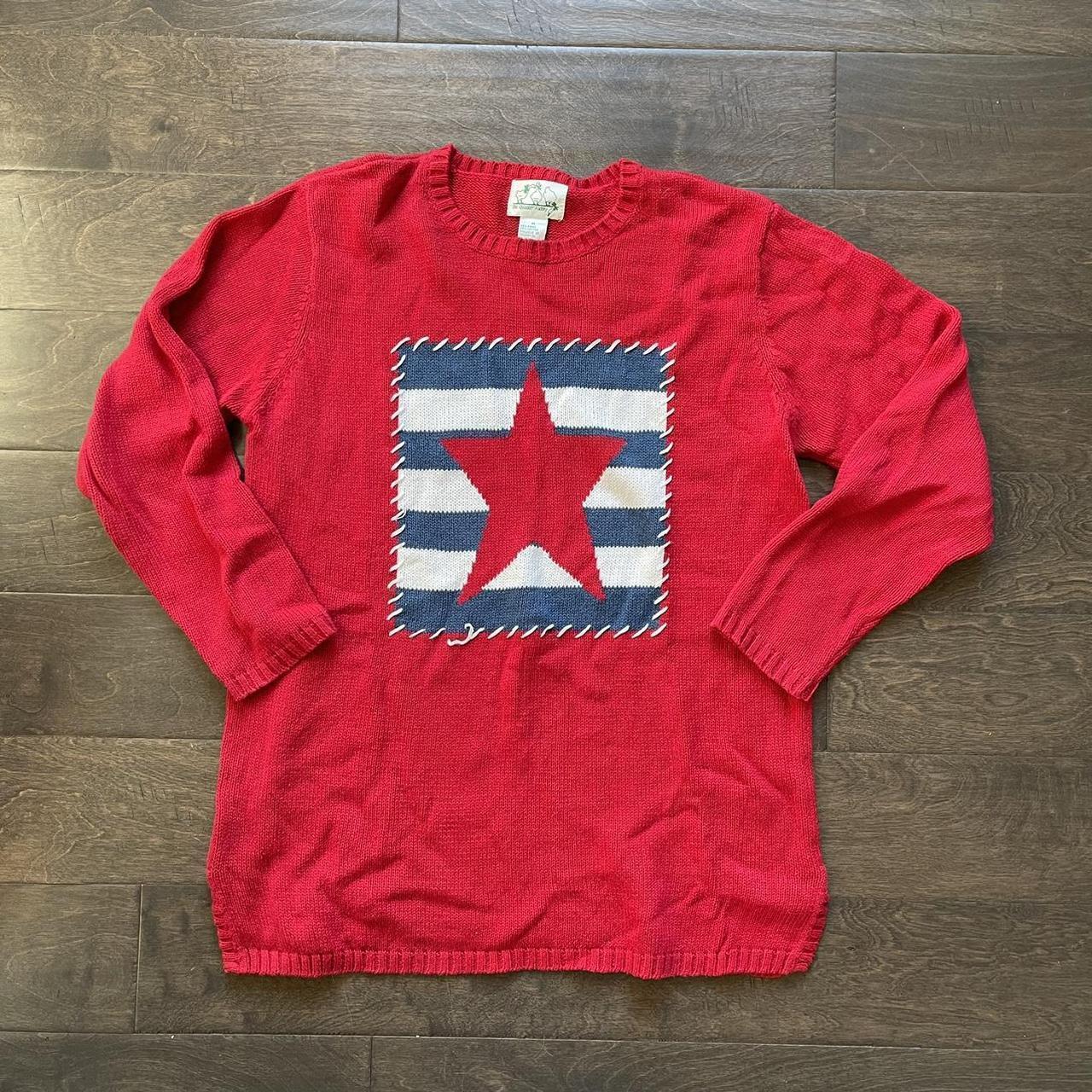 Quacker Factory Women's Sweater - Red/Multi - M –… - image 3