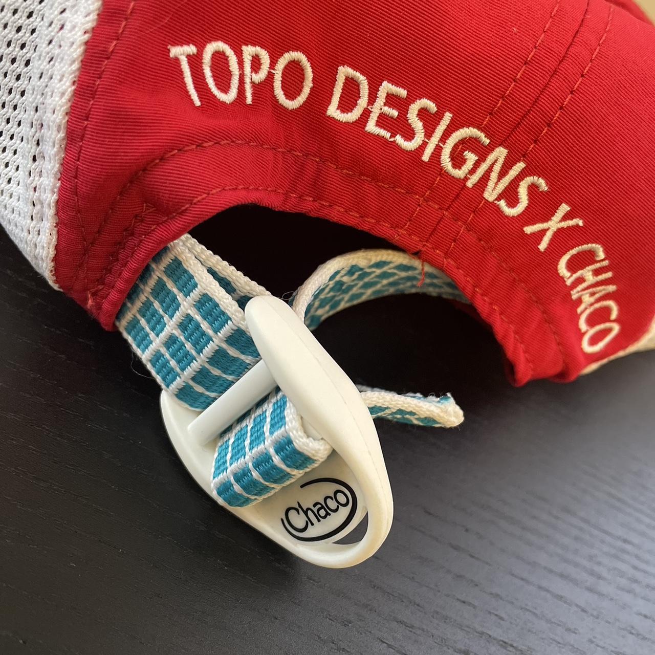 TOPO X CHACO Nylon Camp Hat Color red TOPO