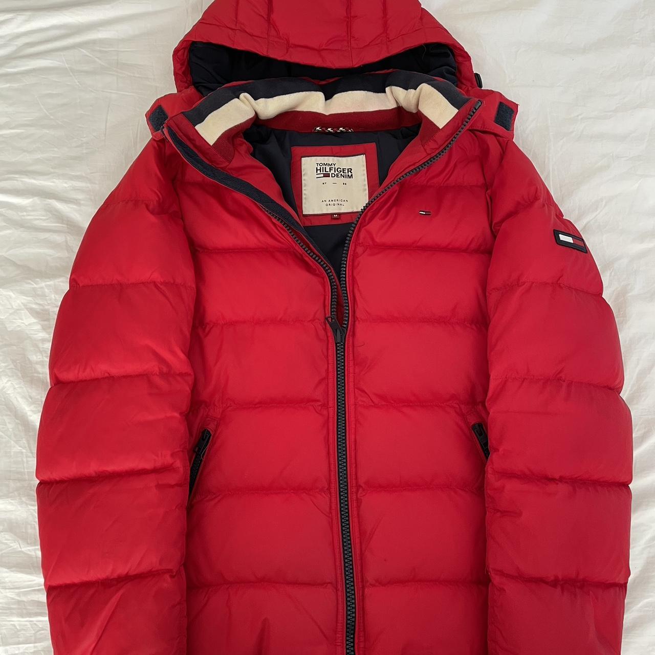 Tommy Hilfiger Men's Red Jacket | Depop