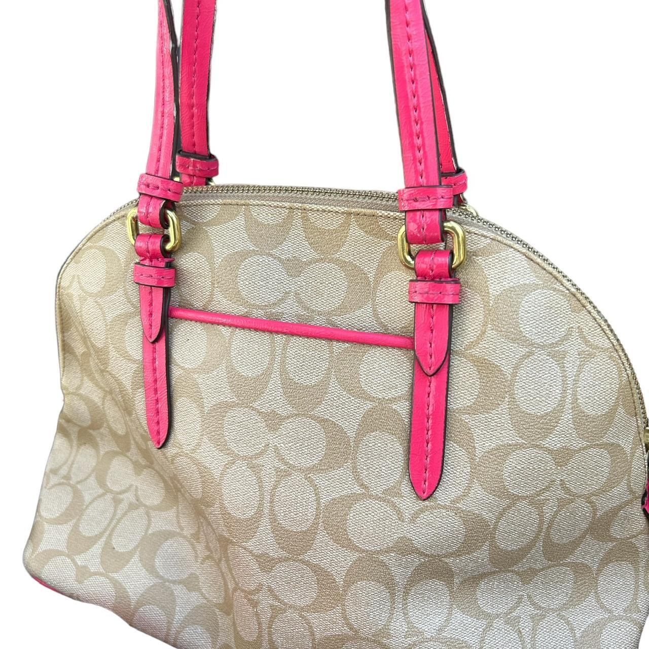 Coach Peyton sale Signature Cora Domed Satchel