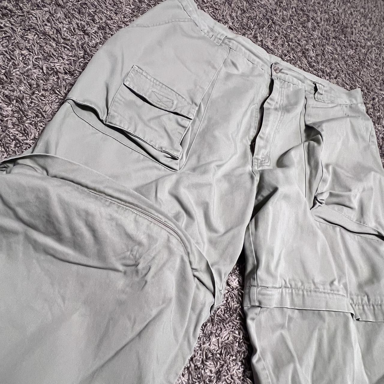 Wrangler Rugged Wear Khaki Cargo Pants Zip... - Depop