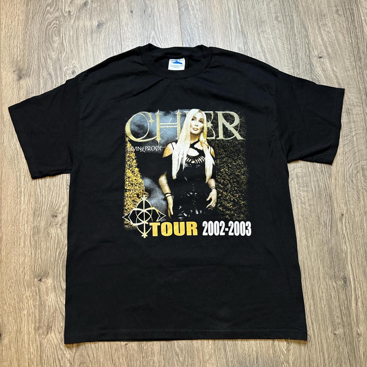 Cher Concert Shirt 2002-2003 Size L Living Proof... - Depop