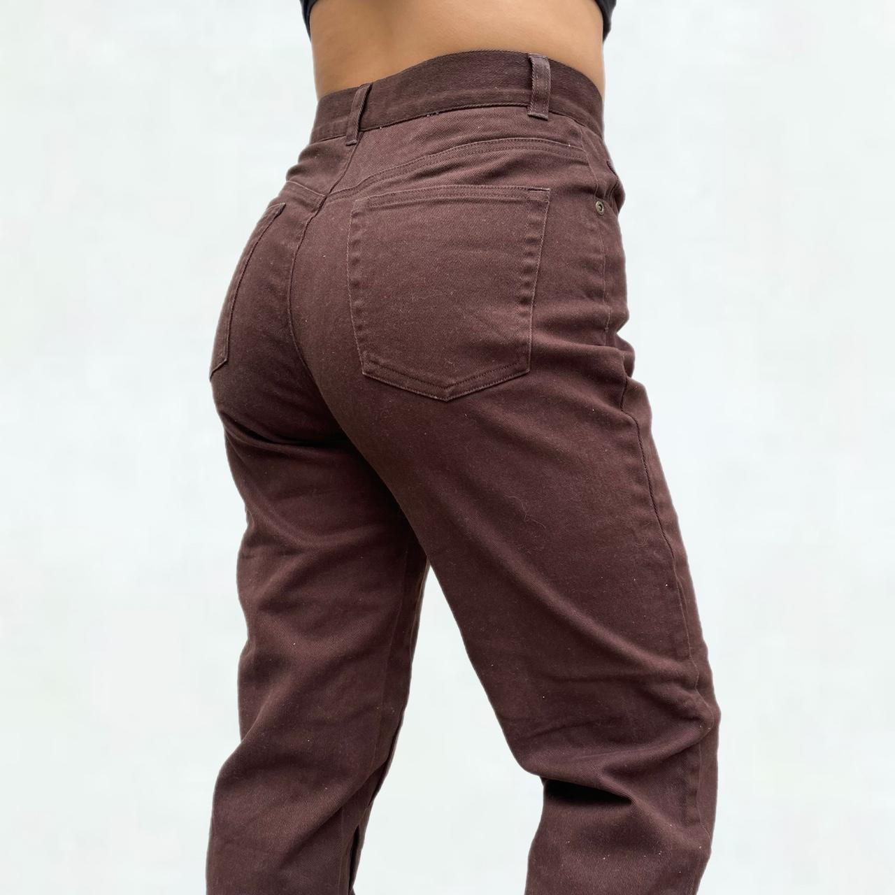 JDY Dark Brown High Waist Wide Leg Trousers | New Look