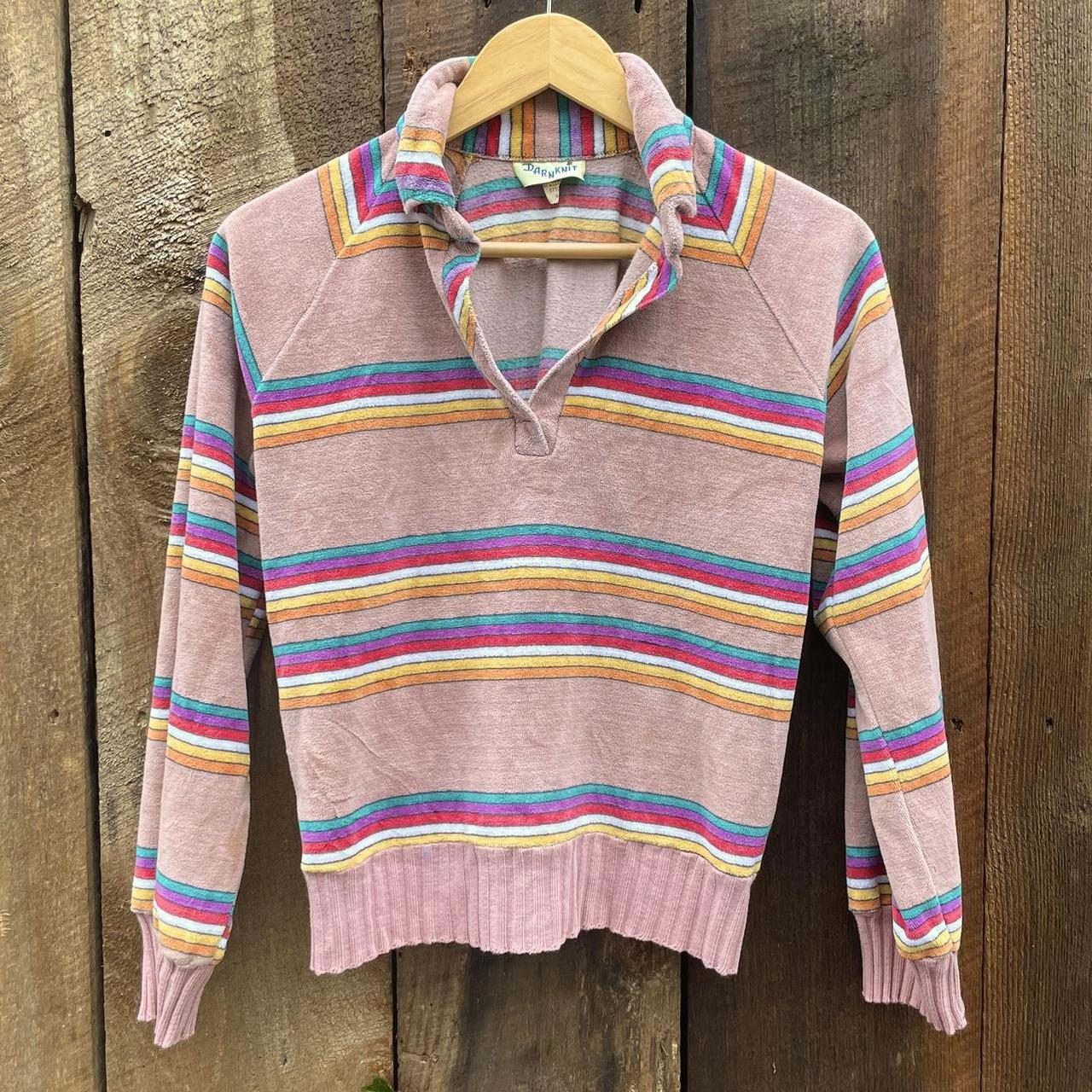 70s discount striped sweater