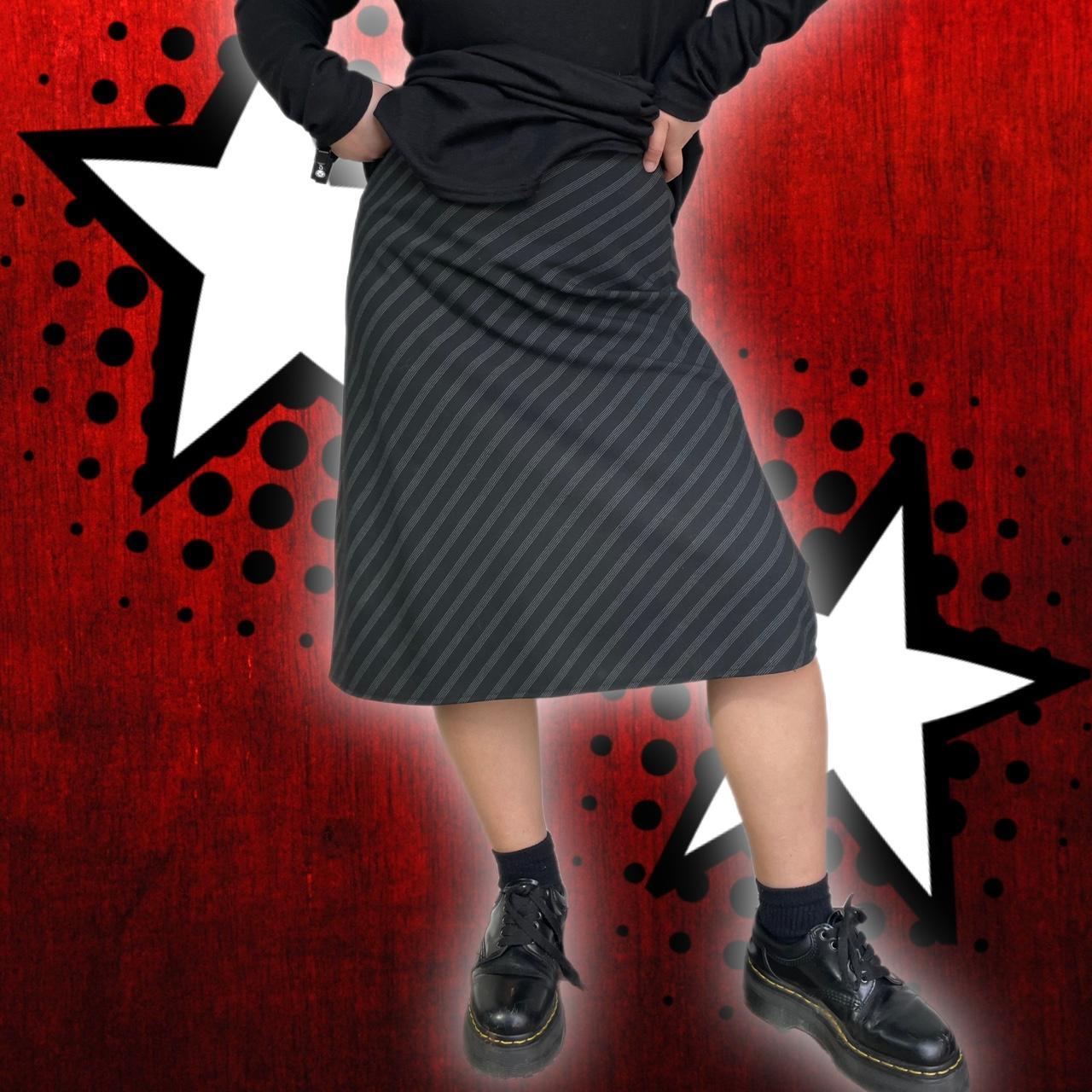 THE LIMITED Women's Black and White Skirt