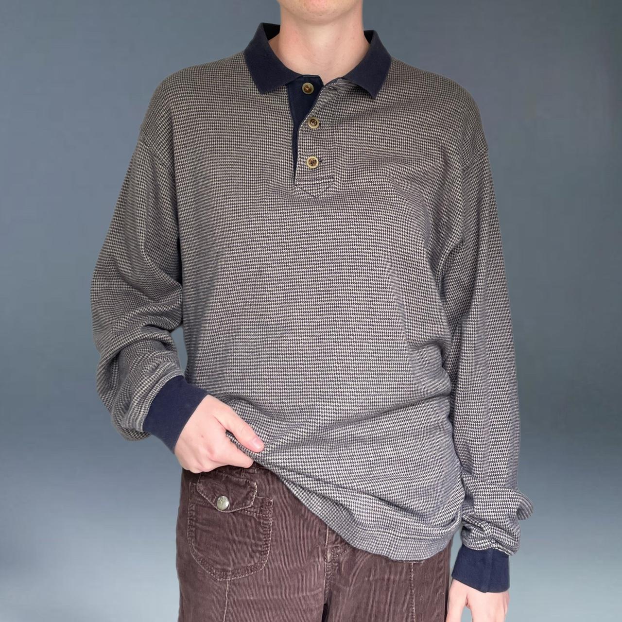 Cutter & Buck Women's Navy and Blue Jumper Depop