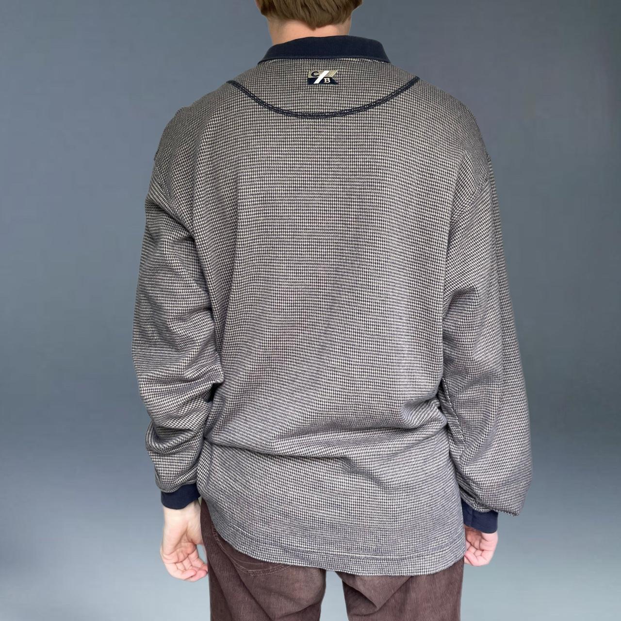 Cutter & Buck Women's Navy and Blue Jumper Depop