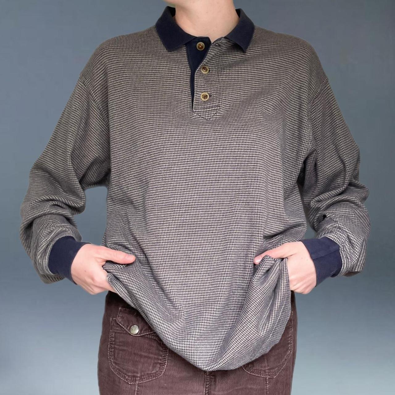 Cutter & Buck Women's Navy and Blue Jumper Depop