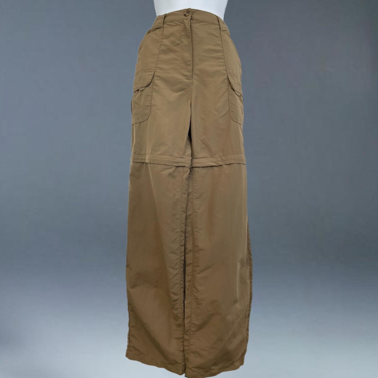 y2k tan gorpcore cargo pants ☆ brand ll bean. tag... Depop