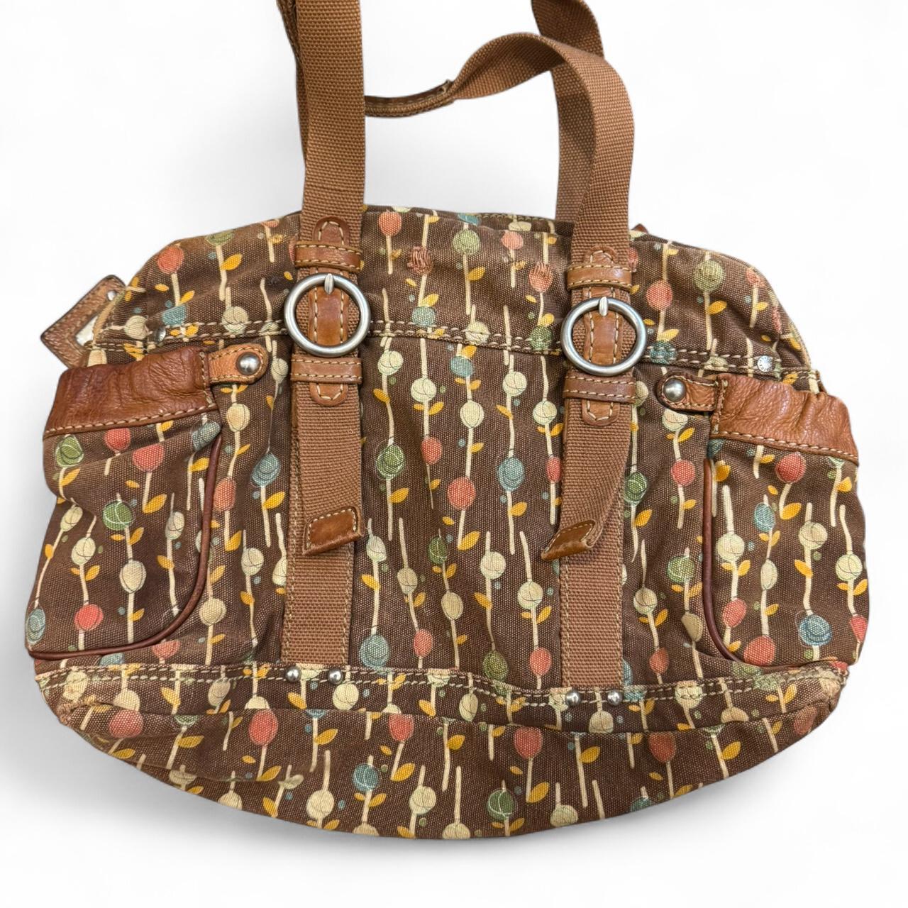 Fossil Women's Satchels - Brown/Multi – y2k flora… - image 3