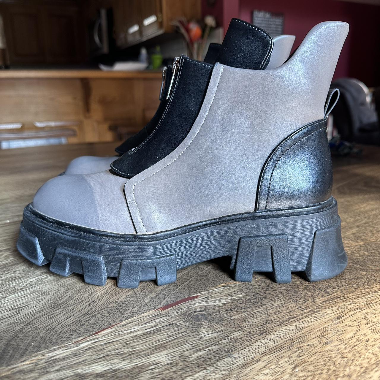 ASOS Astra Zip Front Chunky Boot,