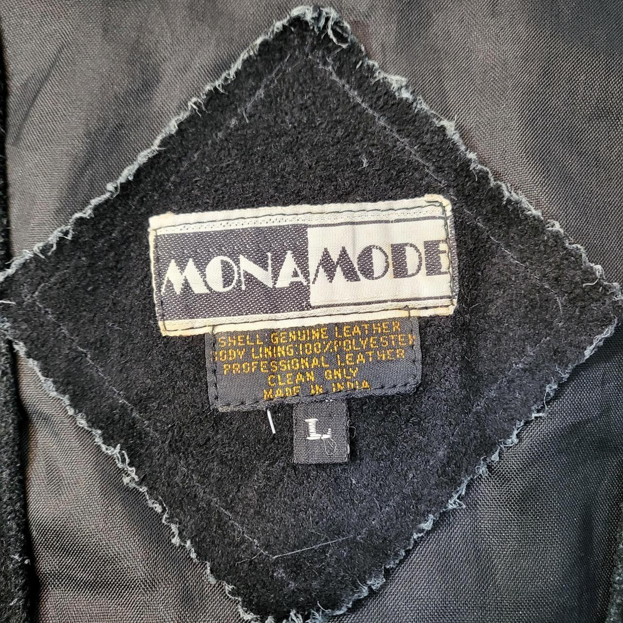 mona mode leather vest