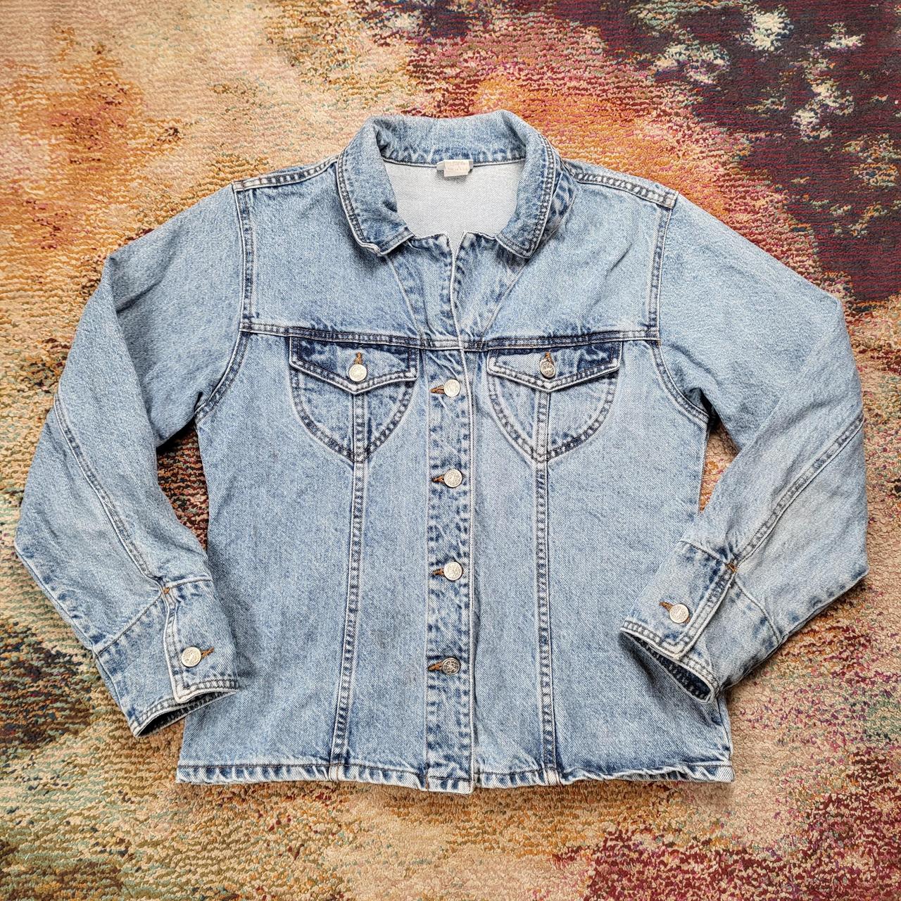 Vintage 80s Denim Jean Jacket Made in USA - size... - Depop