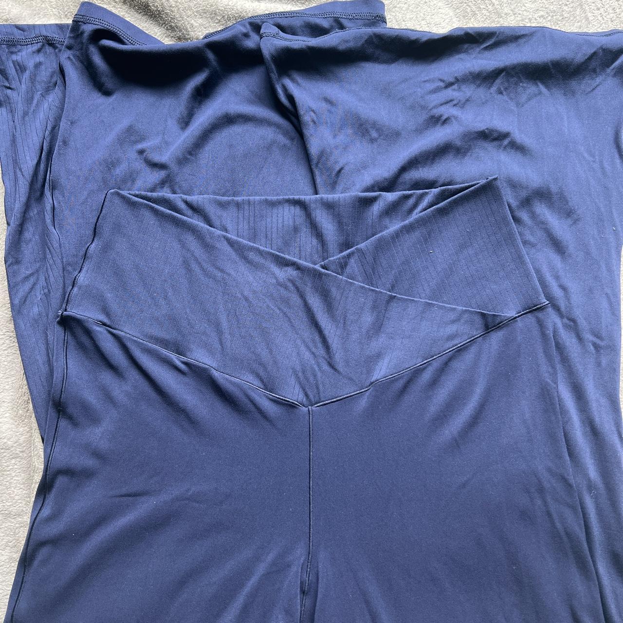 Aerie Super Flare Crossover Leggings in Navy. Only... Depop