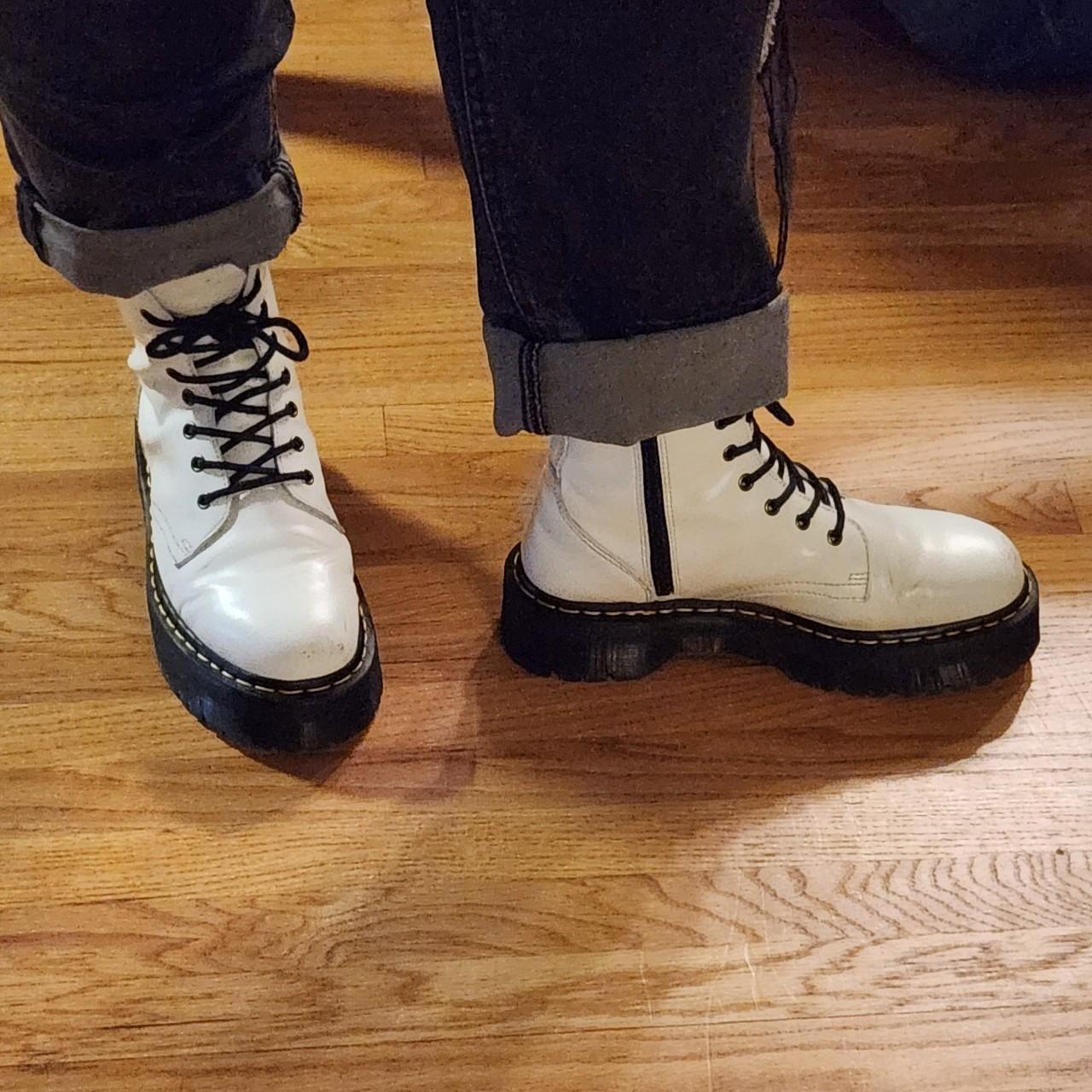 mens doc martens white