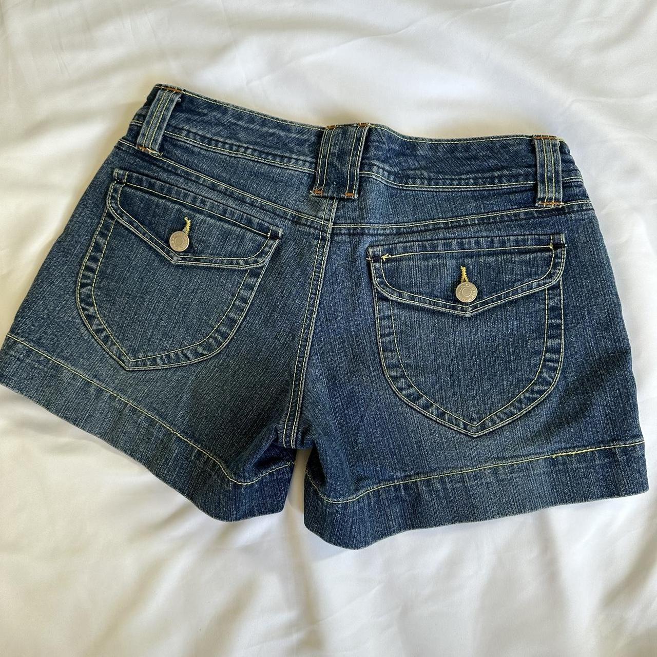 Early 2000’s lowrise union bay denim shorts Tag... Depop