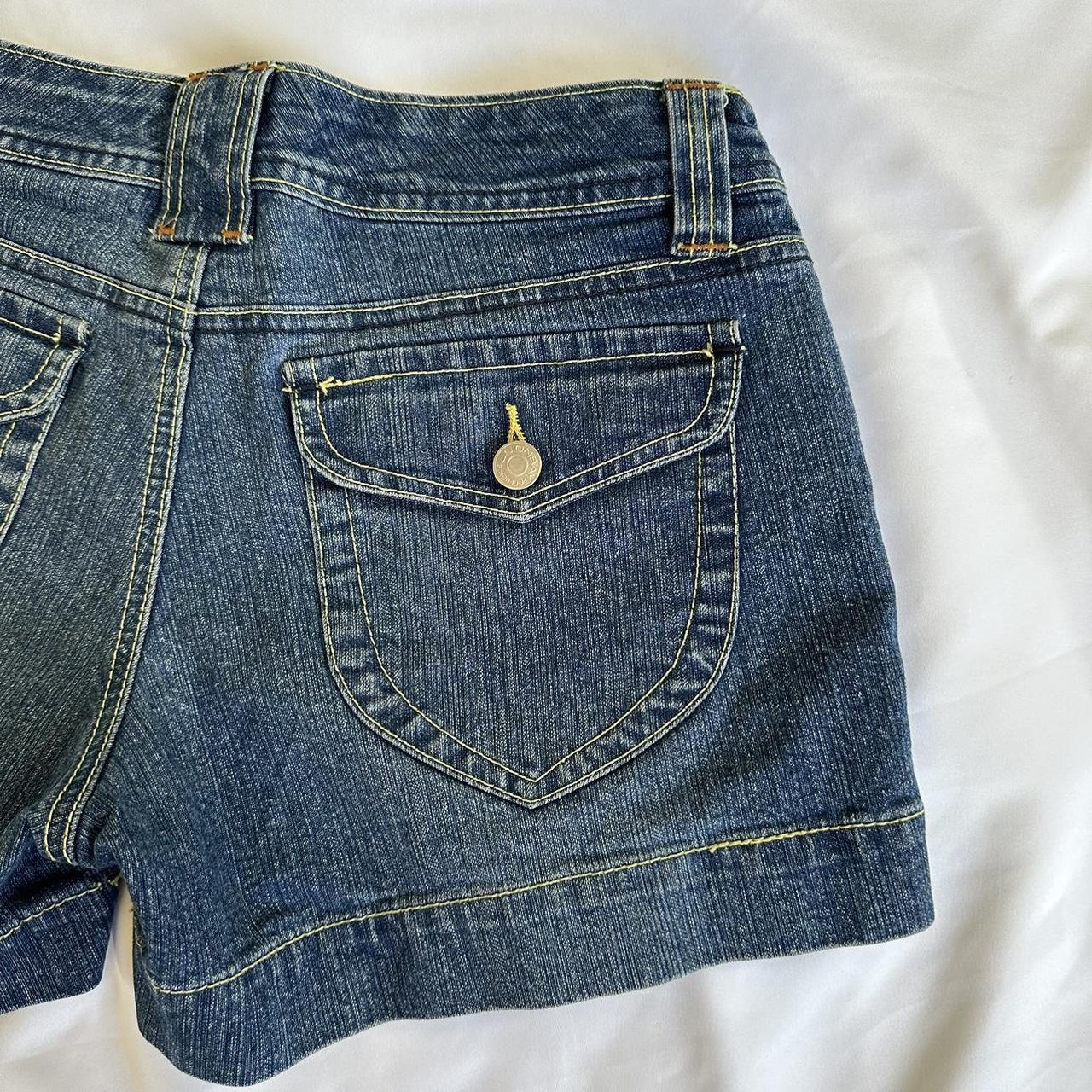 Early 2000’s lowrise union bay denim shorts Tag... Depop