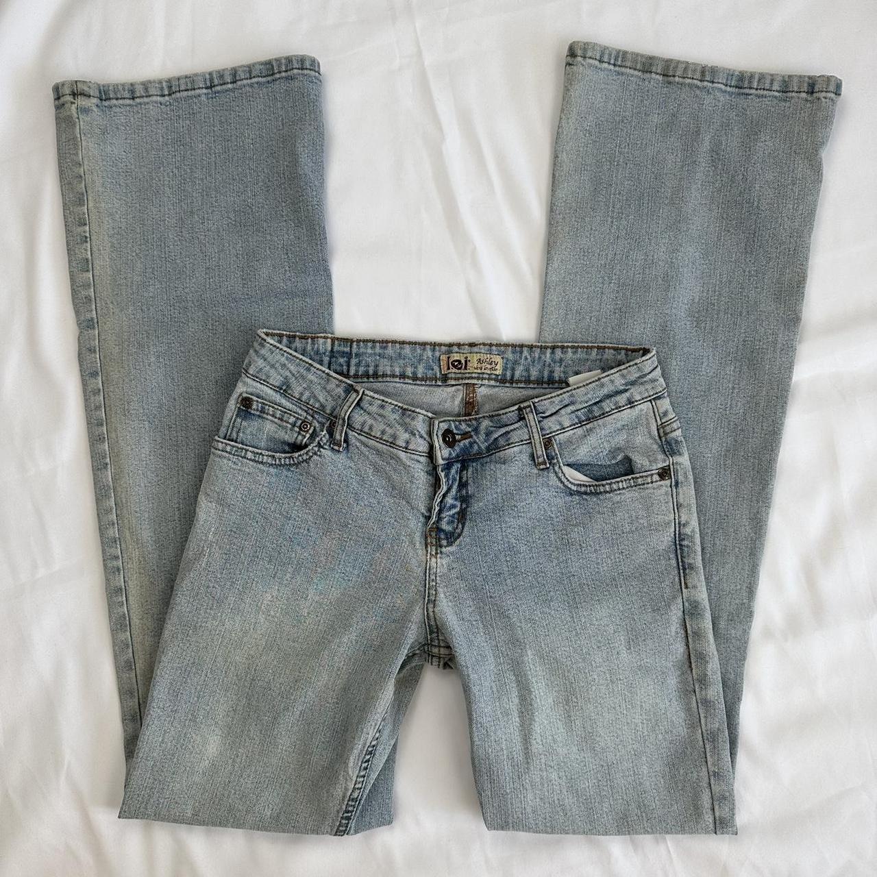 Vintage Glo jeans low rise flare pants Black - Depop