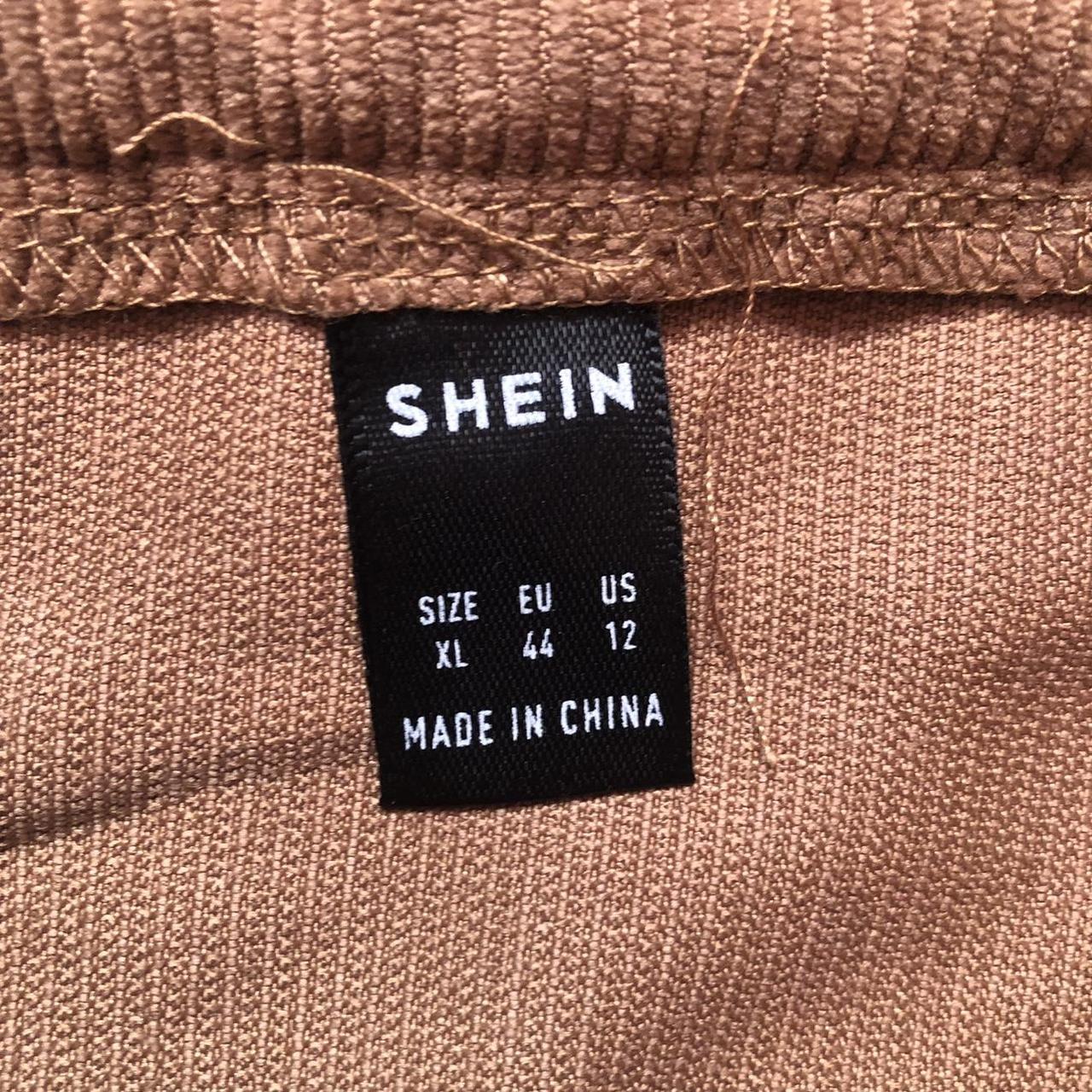 SHEIN Women's Brown Skirt Depop