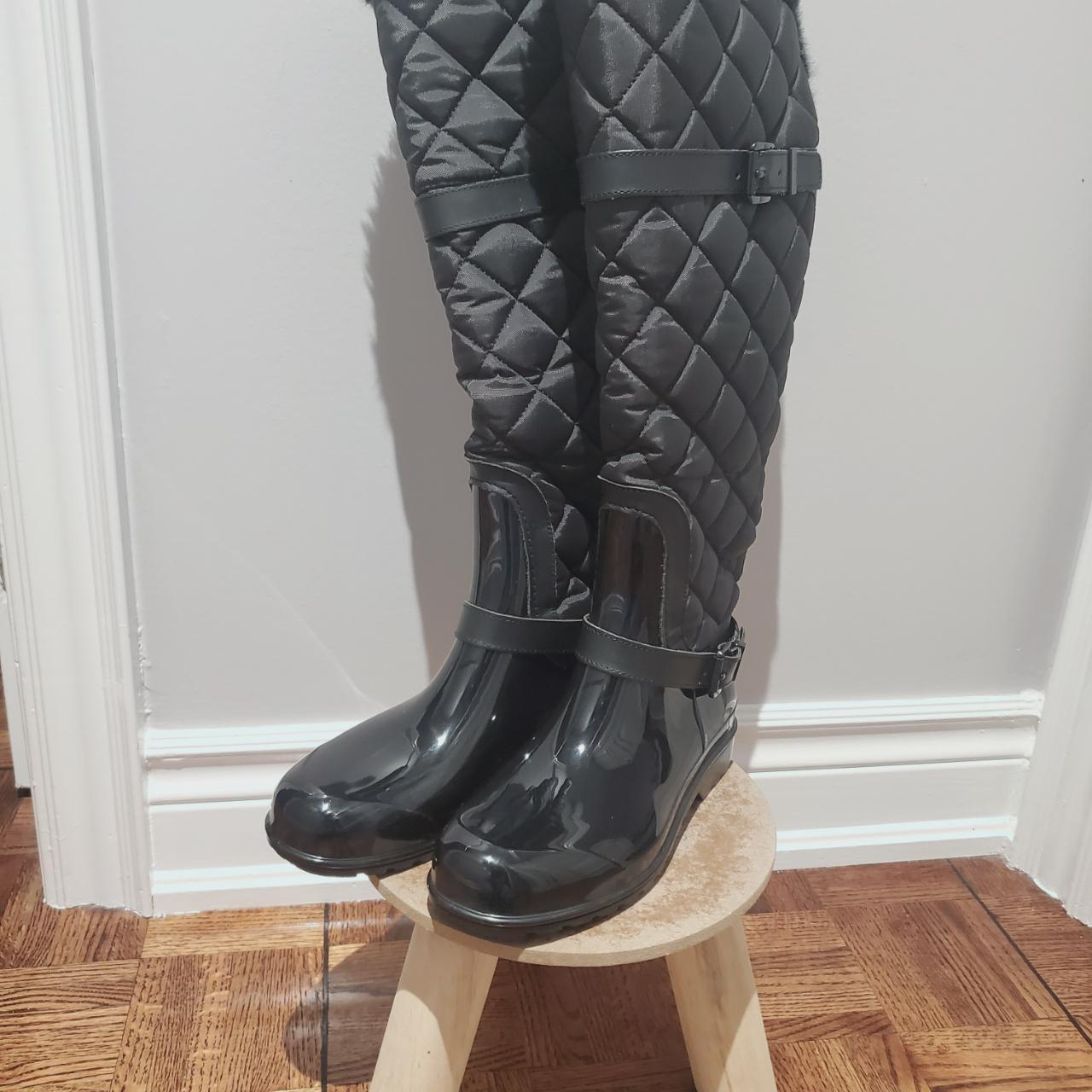 Michael kors quilted on sale boots