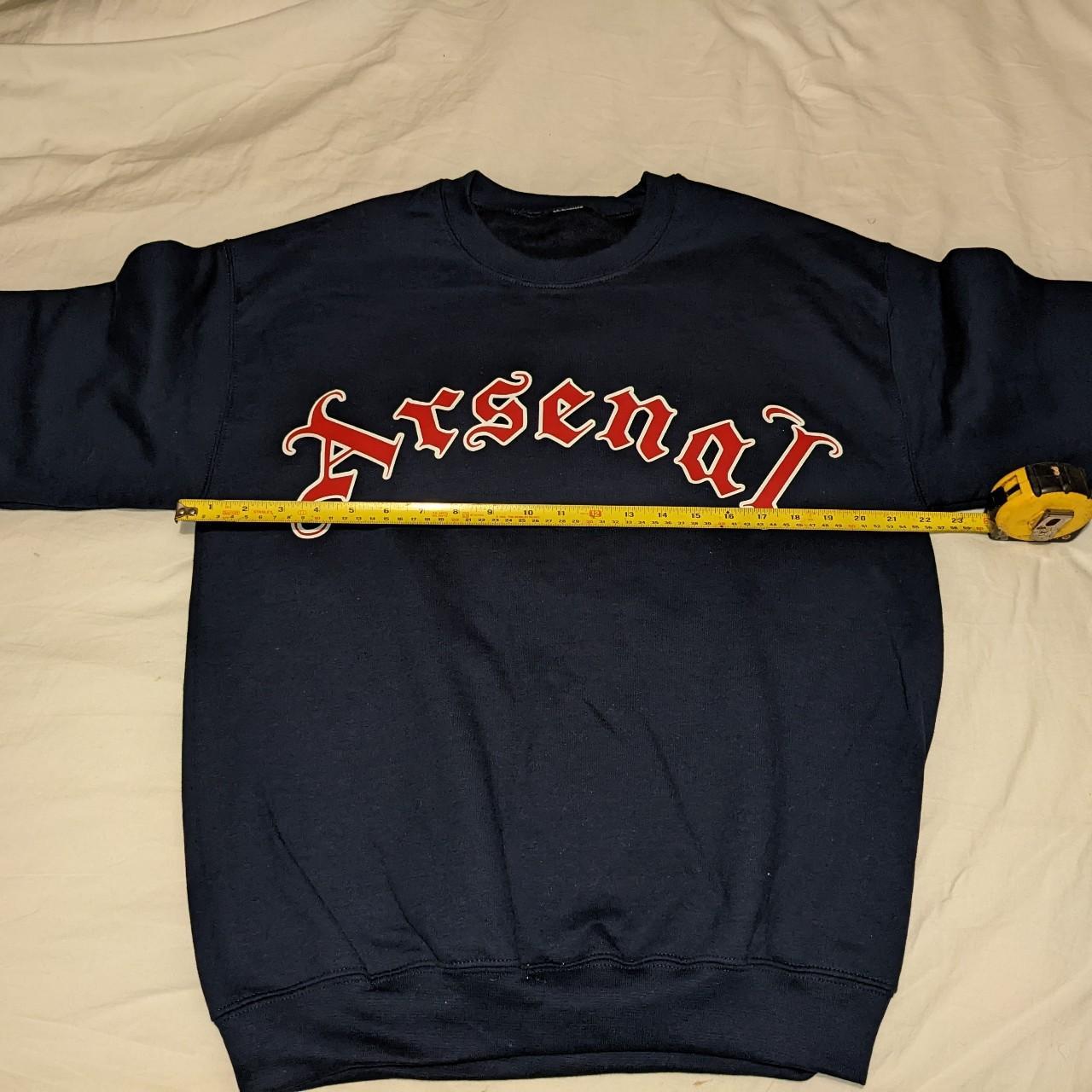 Arsenal Football Sweatshirt Jumper Retro Vintage... Depop