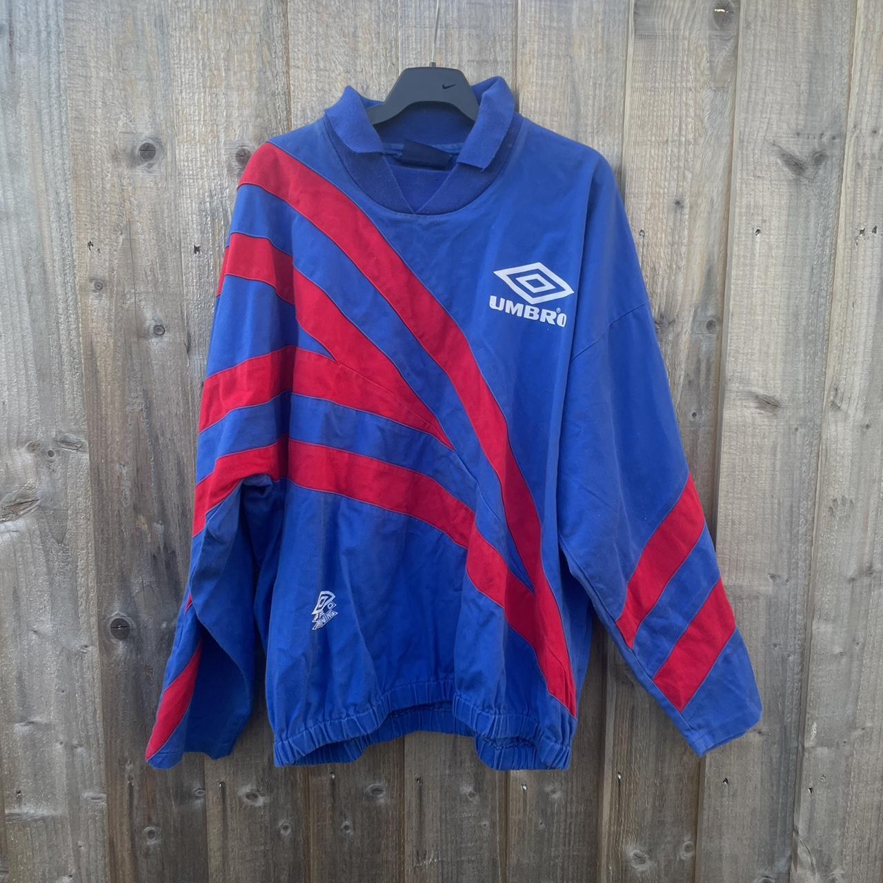 Retro Umbro track top 90s style Umbro training... Depop