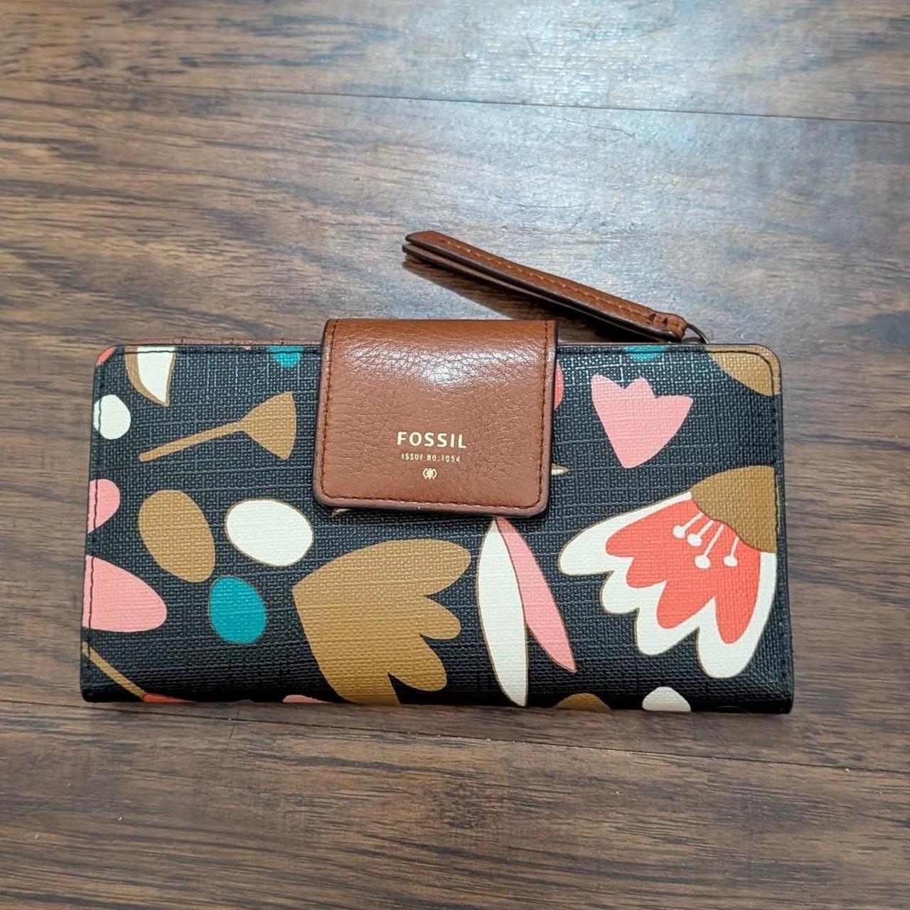 Fossil Women's Wallet - Brown/Multi – Fossil Loga… - image 1