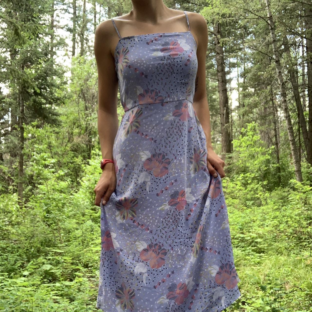 Fairy Floral Dress Women 2026.Floral Dress Fairy floral dress Midi length Only... - Depop