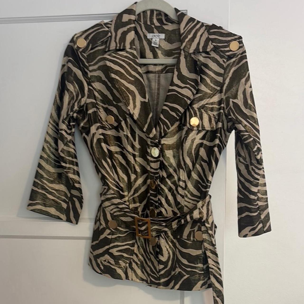 Cache Women's Jacket - Multi/Brown - M – Cache Me… - image 1