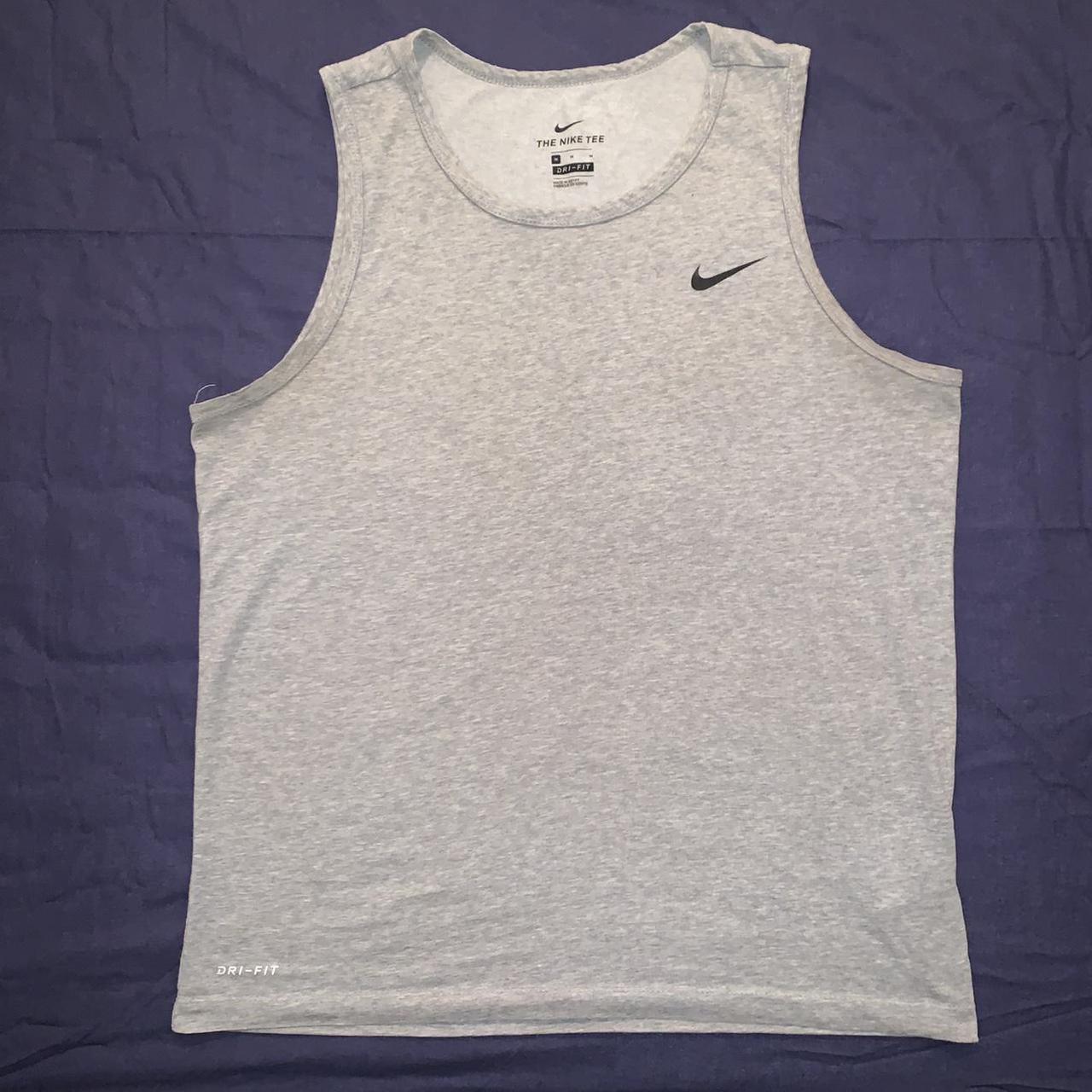 mens grey nike vest