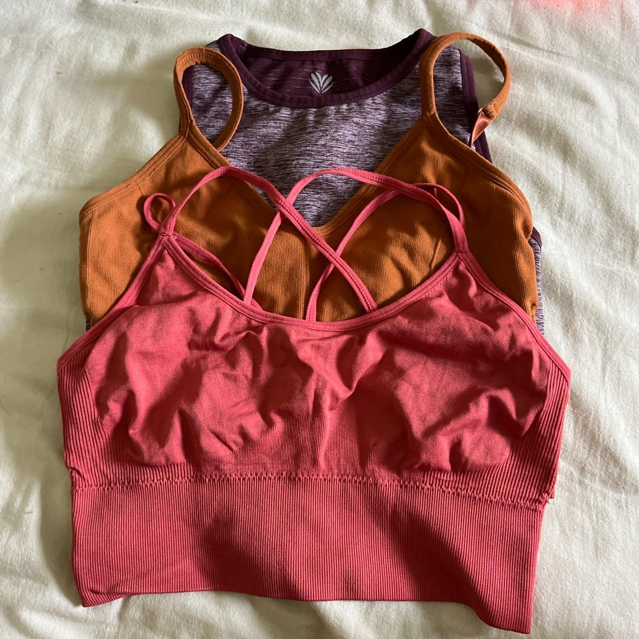 Pink bundle-sports-bra - Depop