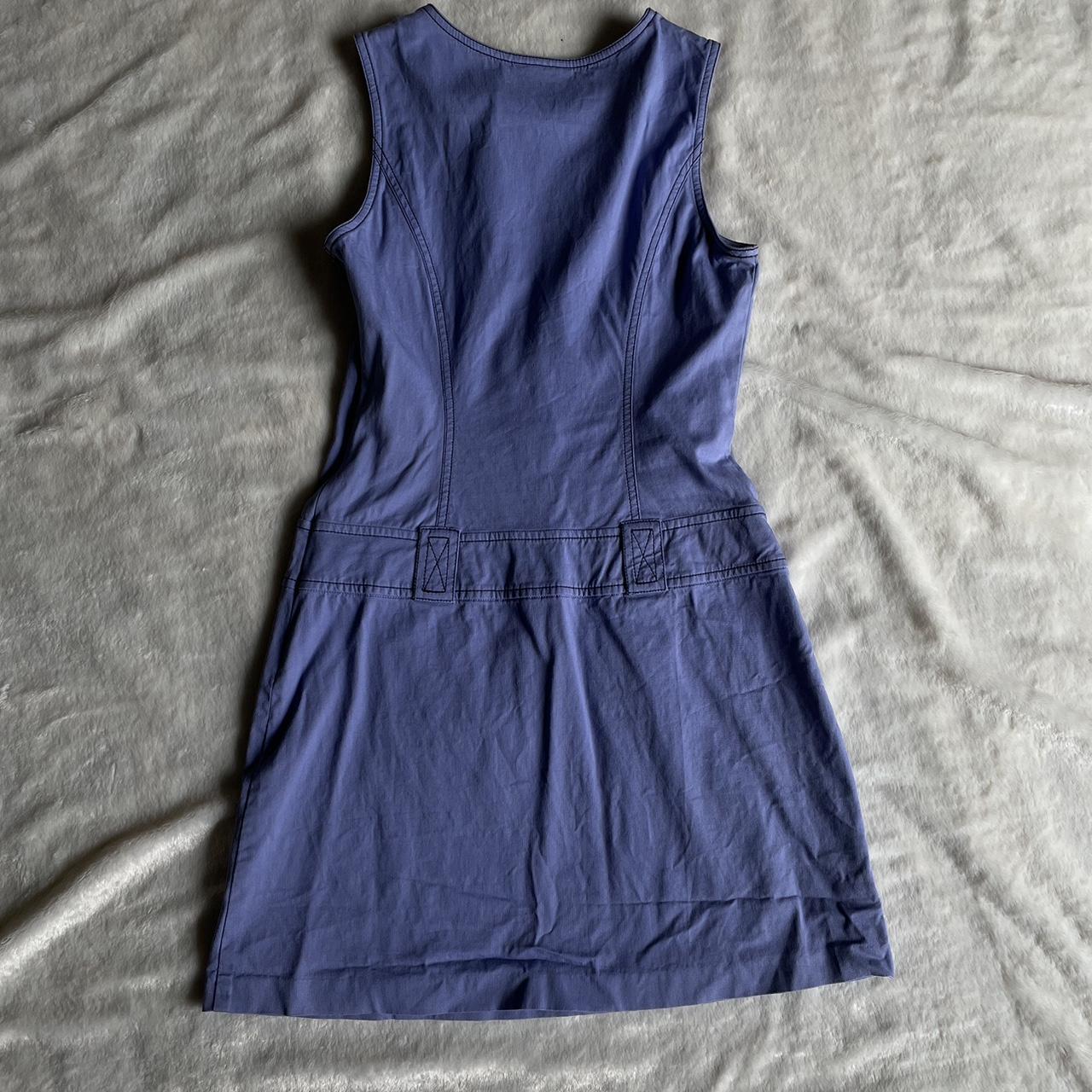 Purple mini Express dress. Side zipper. Amazing... - Depop