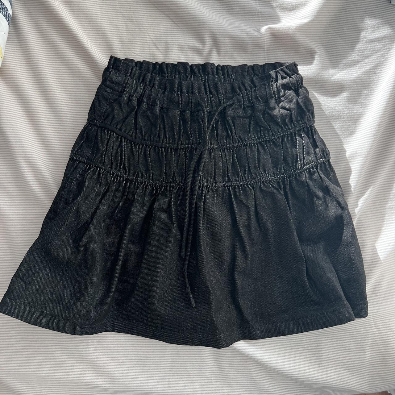 Sundae School Women's Black Skirt | Depop