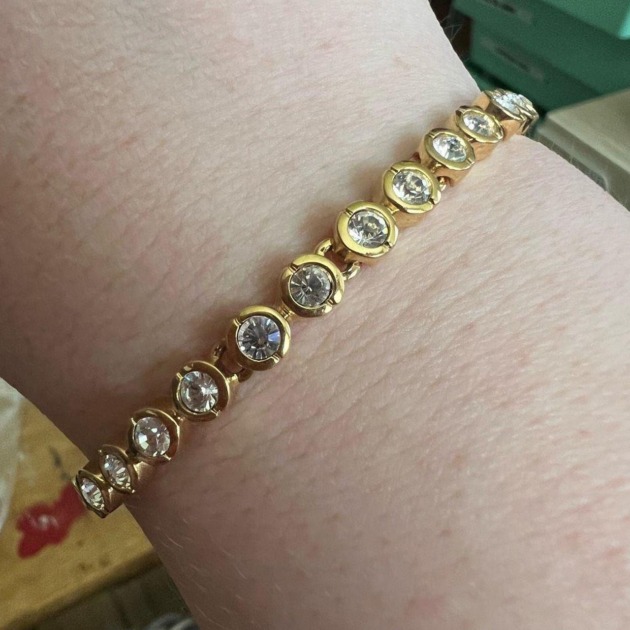 nike gold swarovski crystal