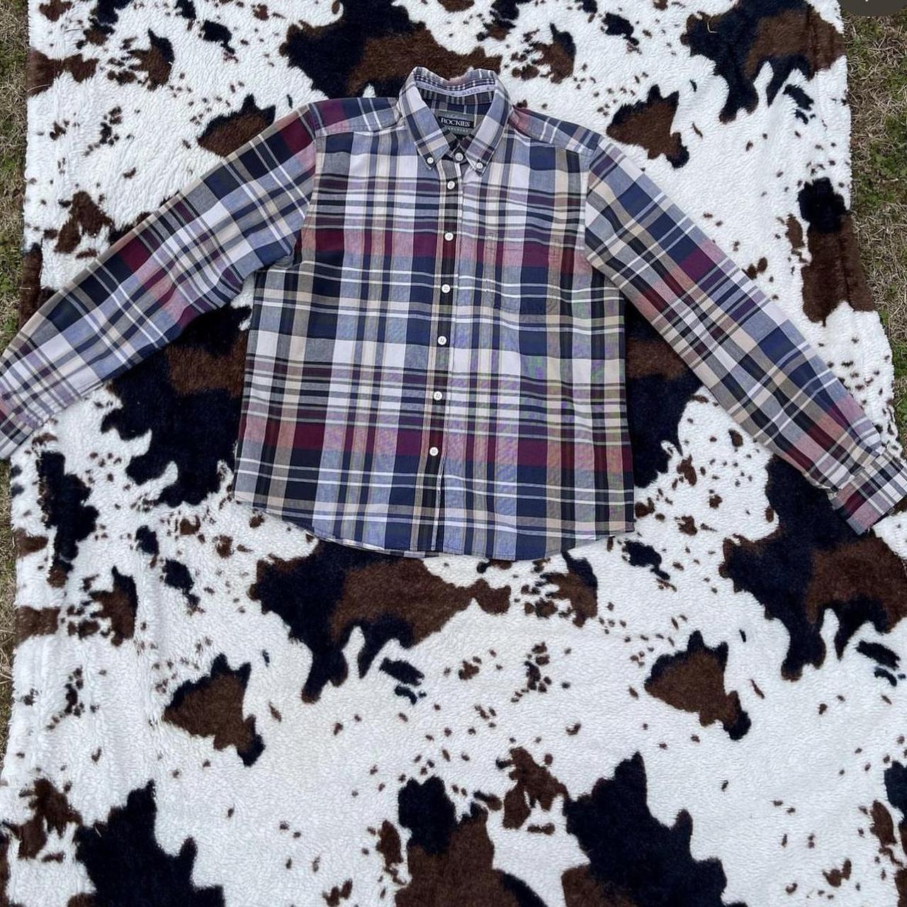 Vintage Button Up Rockies Shirt Made in USA Men's - Depop